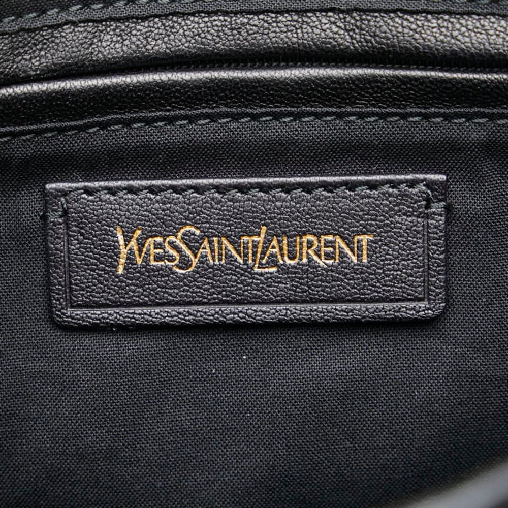 SAINT LAURENT Black Leather Bag - Picture 11 of 13